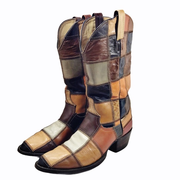 Larry Mahan 7s Patchwork Cowboy Western 